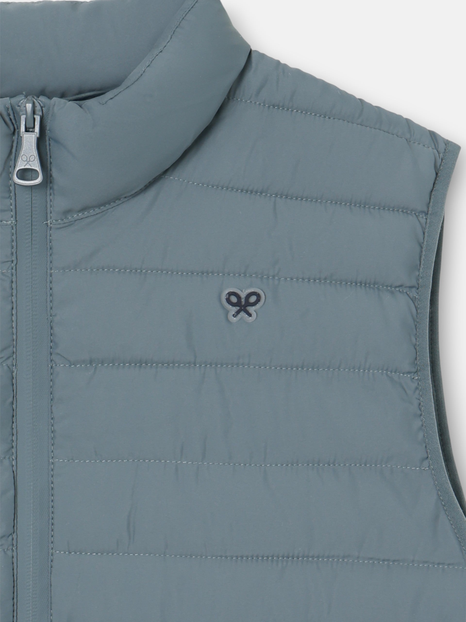 Chaleco padded verde oscuro