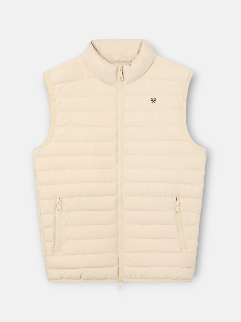 Light beige padded vest