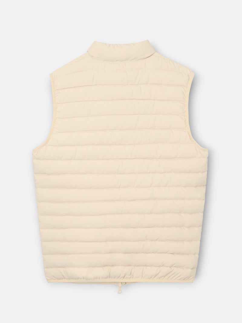Light beige padded vest