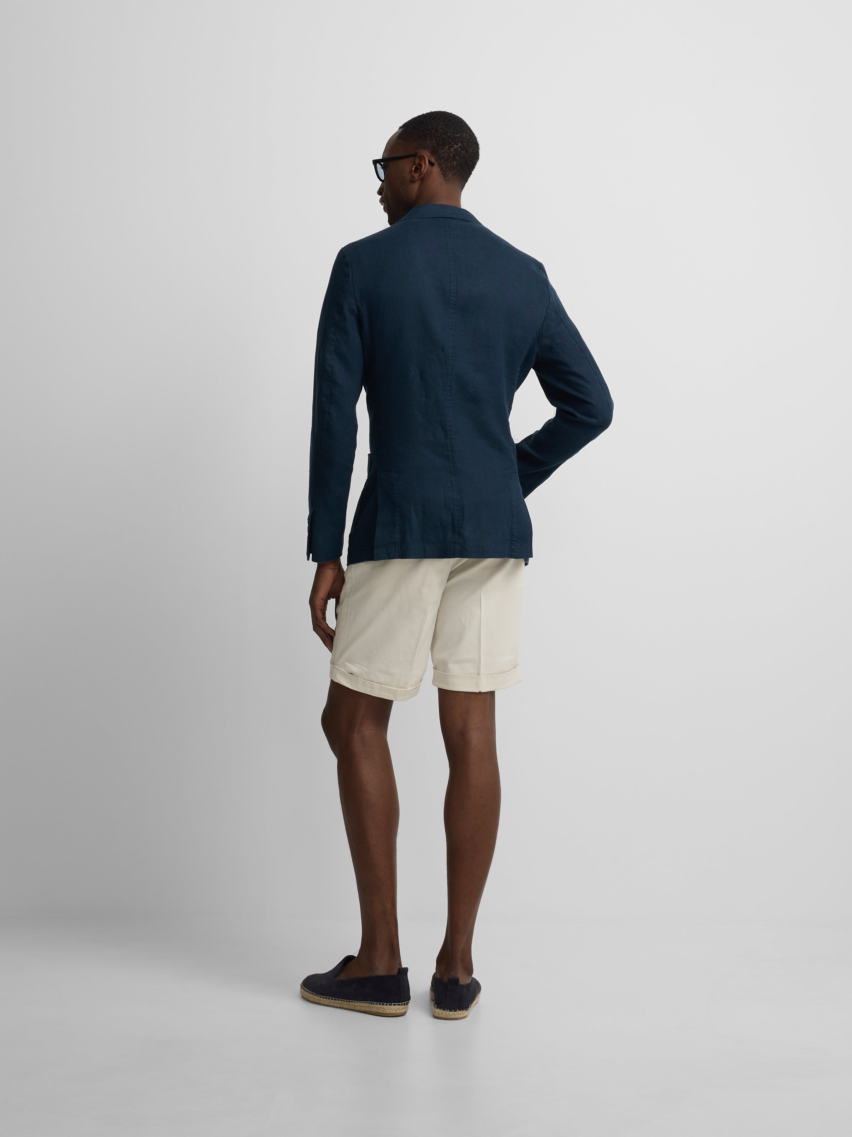 Blazer comfort azul-marinho