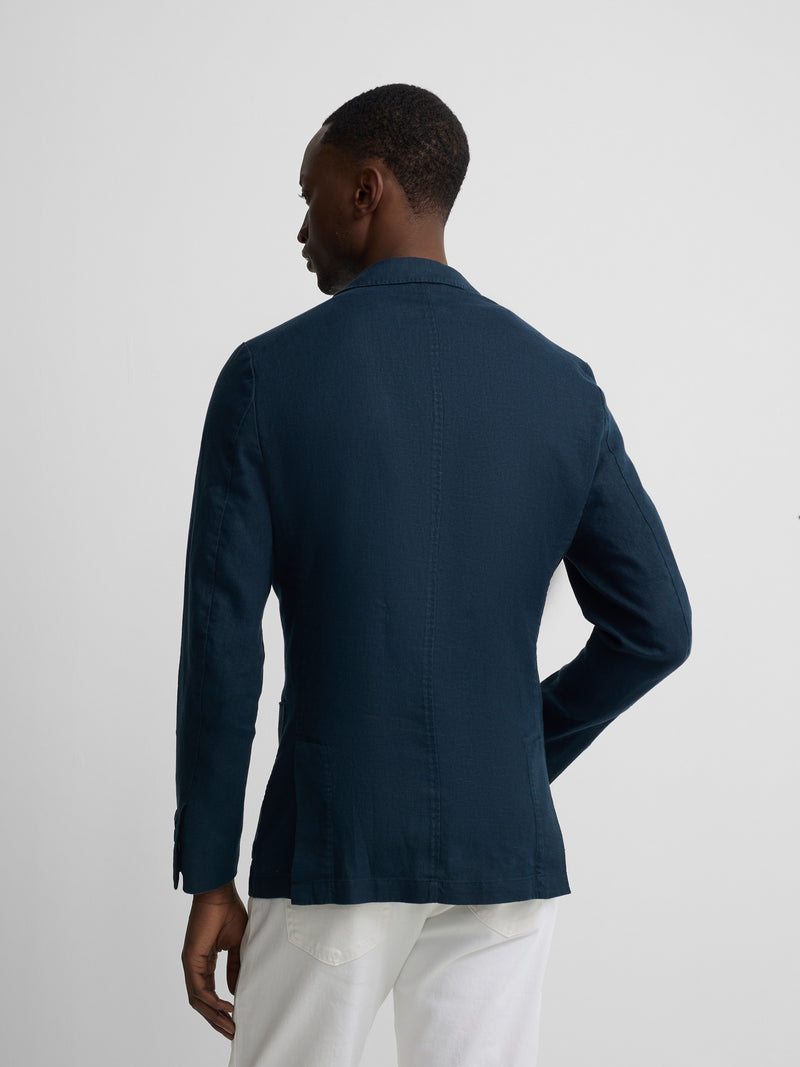 Blazer comfort azul-marinho