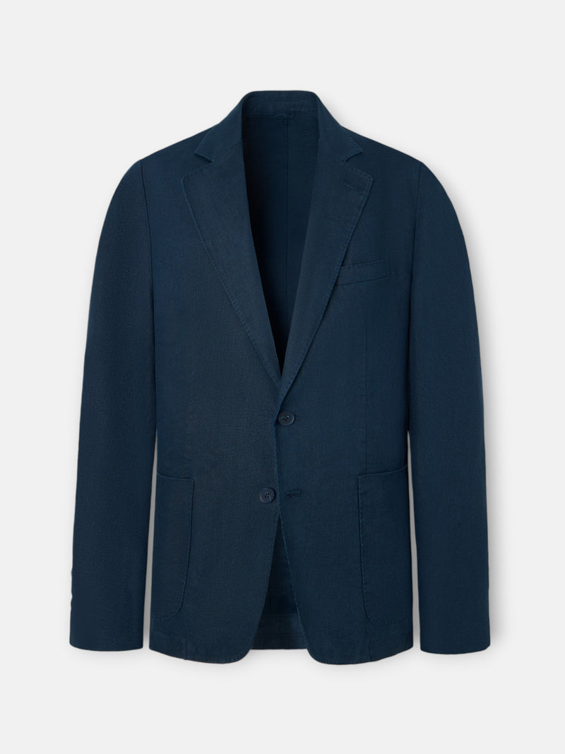 Blazer comfort azul-marinho