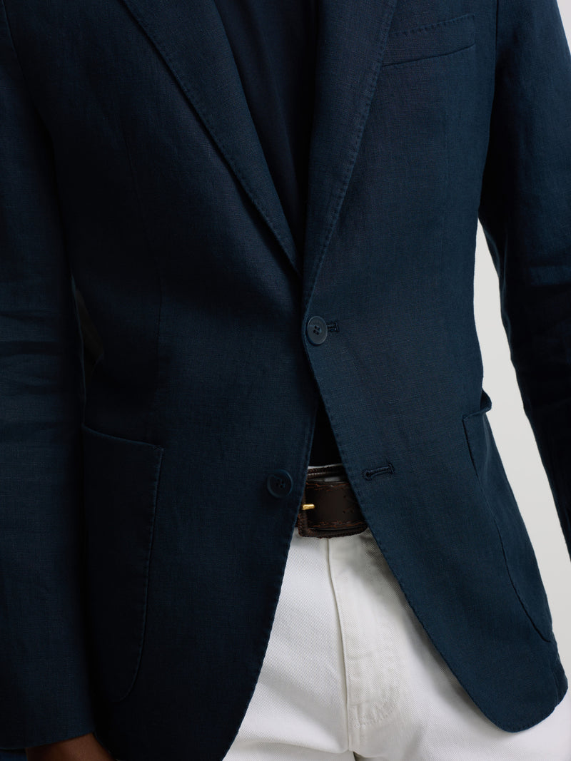 Blazer comfort azul-marinho