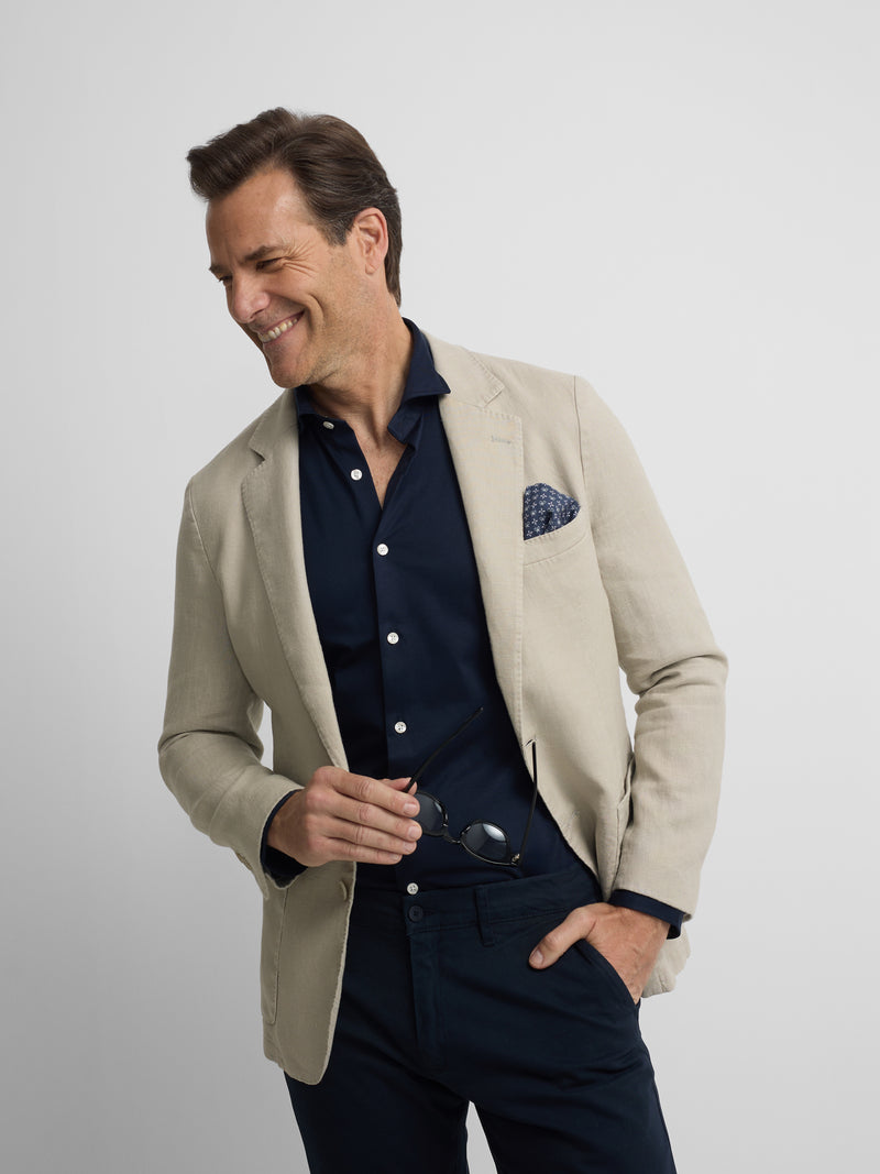 Blazer comfort bege