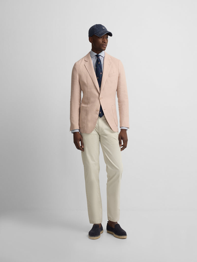 Coral comfort blazer