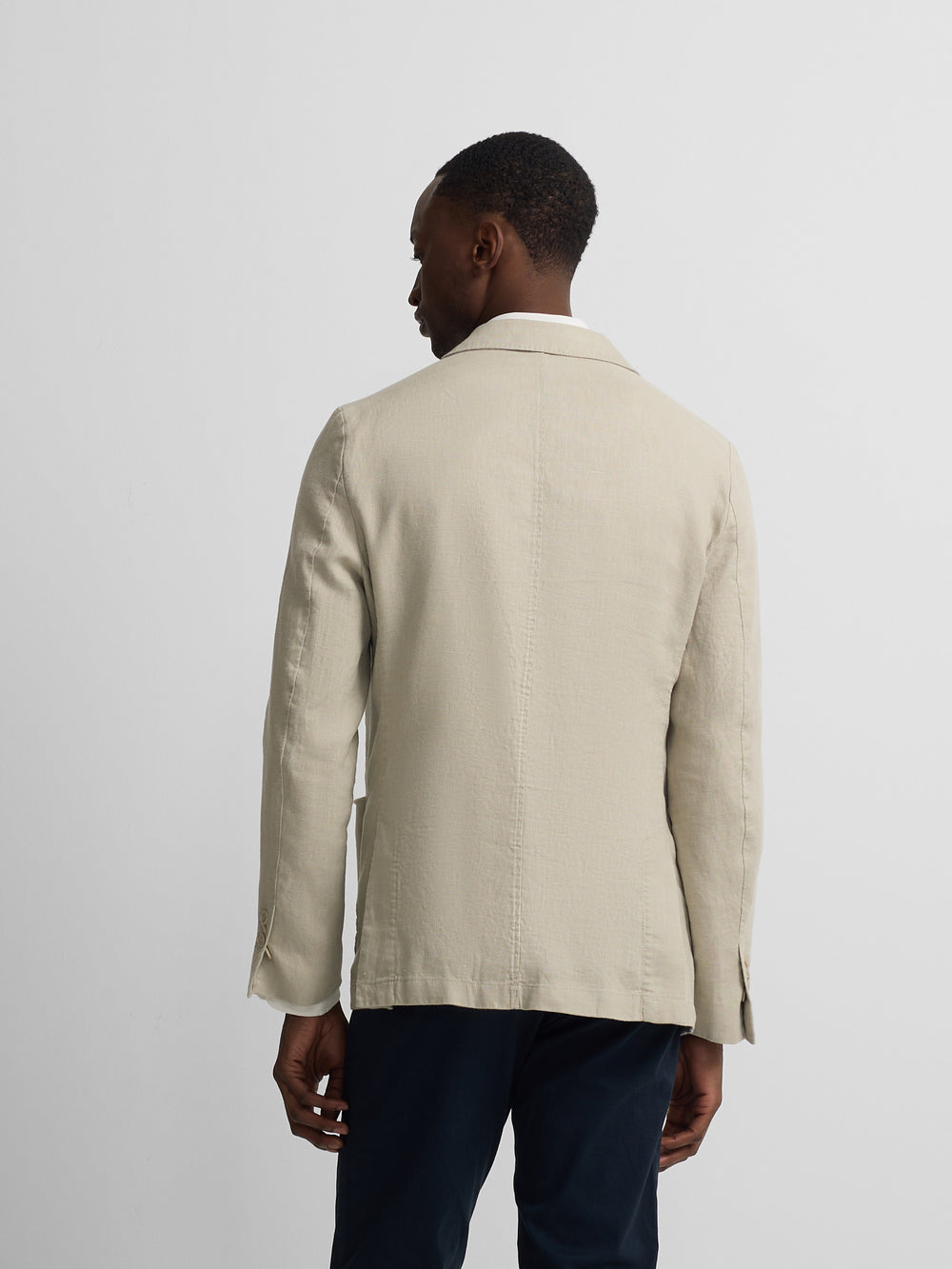 Americana cruzada comfort beige