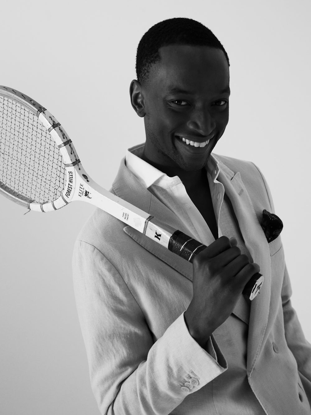 Americana cruzada comfort beige