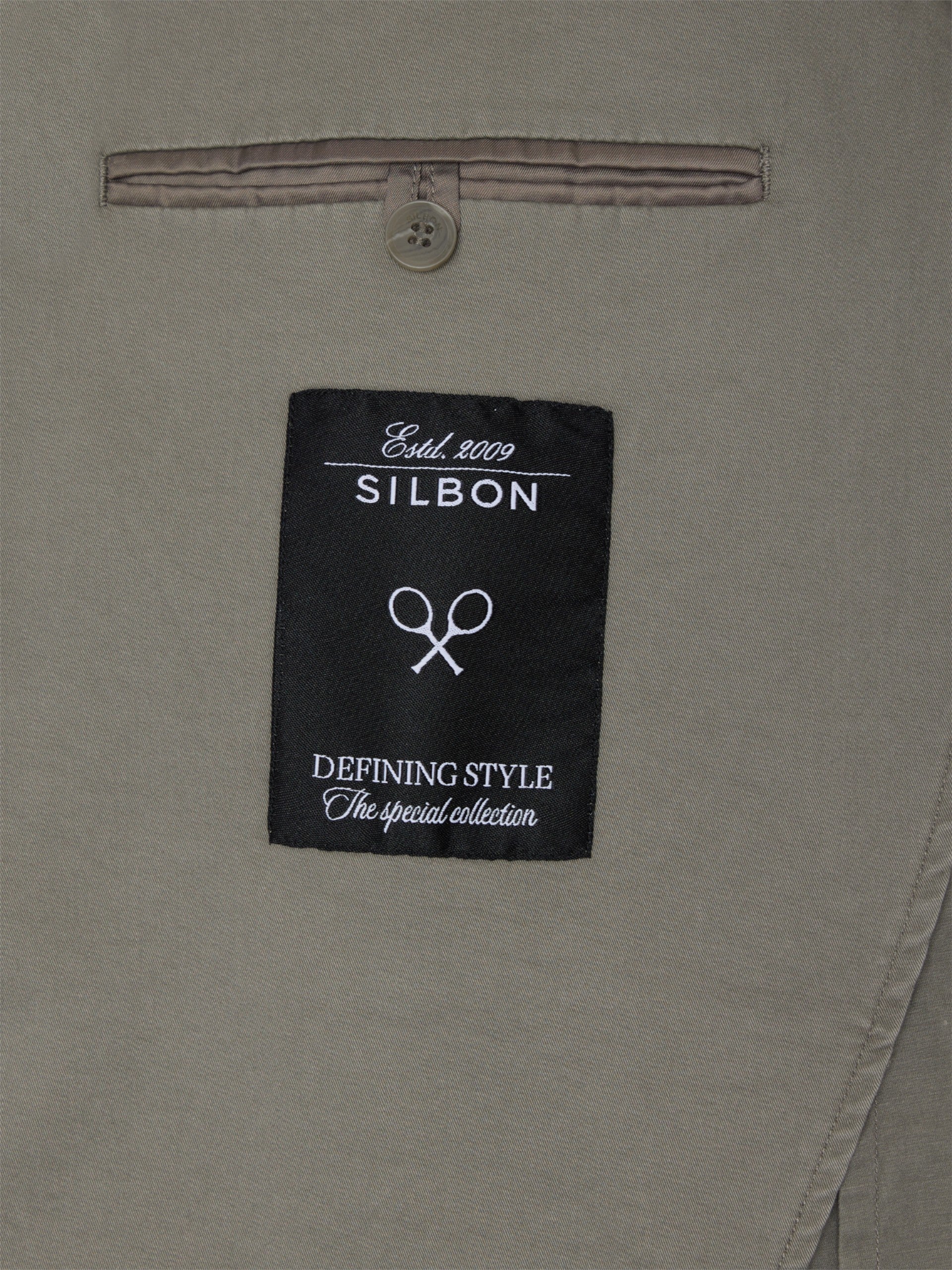 Blazer décontracté gris vert