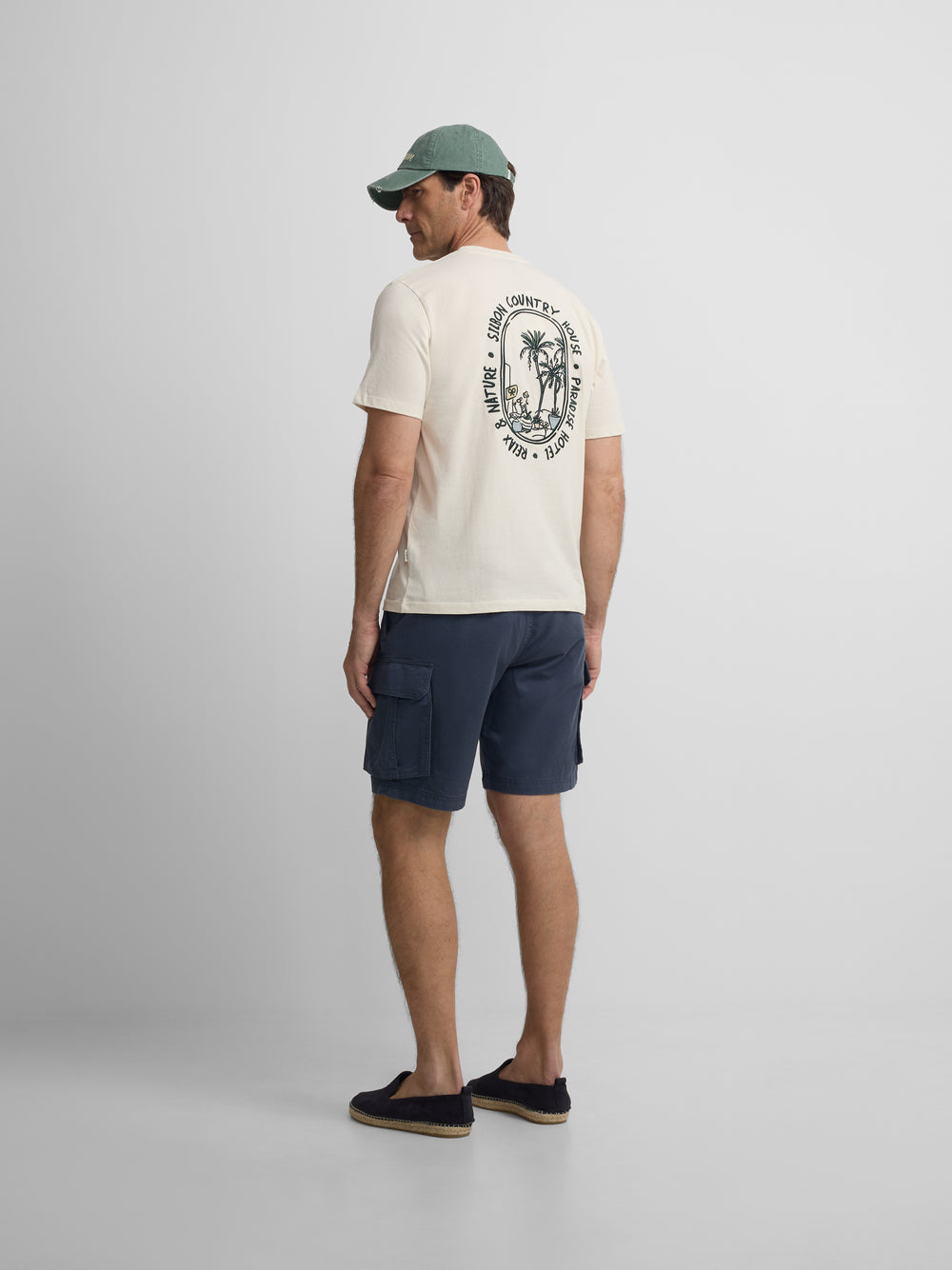 Bermuda cargo azul indigo