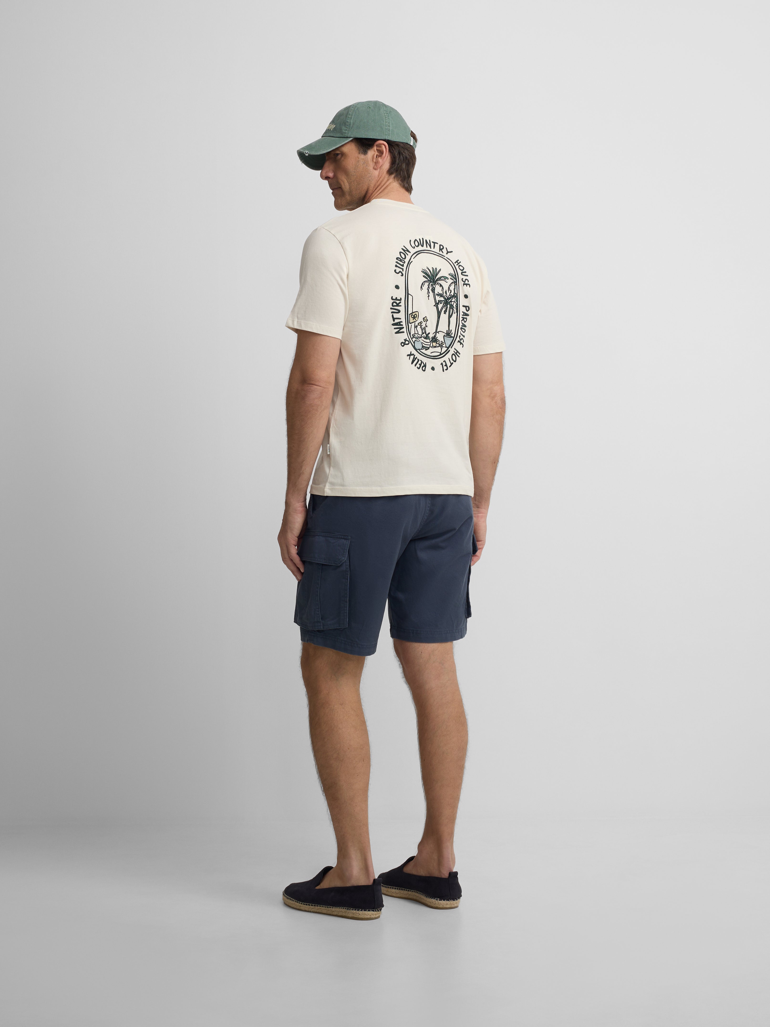 Bermuda cargo azul indigo