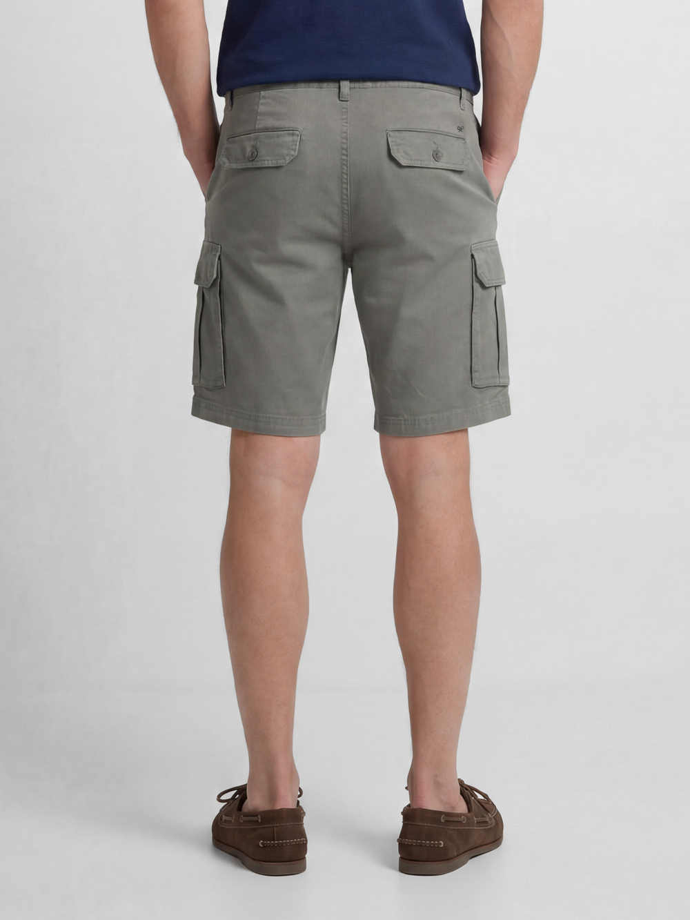 Green cargo Bermuda shorts