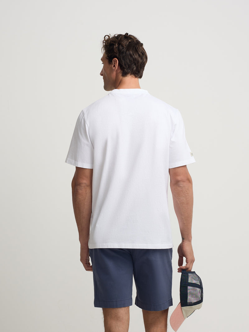 T-shirt classique étiquette blanche