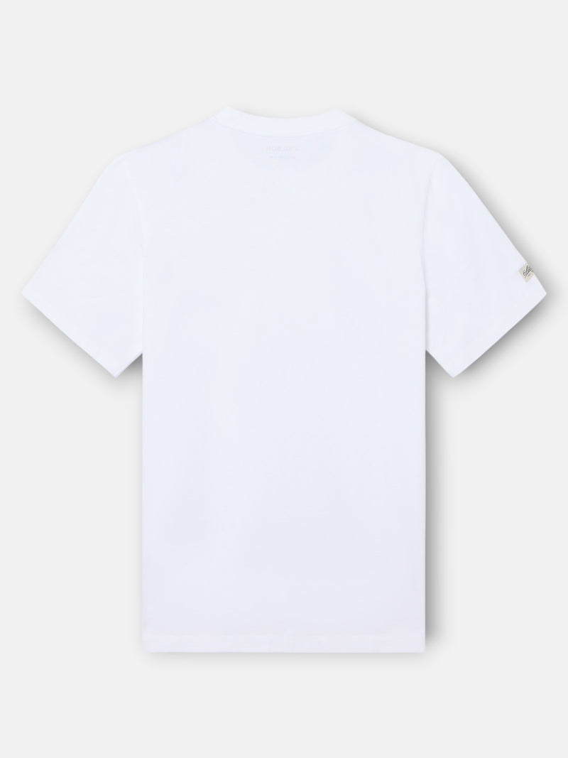 T-shirt classique étiquette blanche