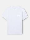 Camiseta clasica bolsillo minilogo blanca
