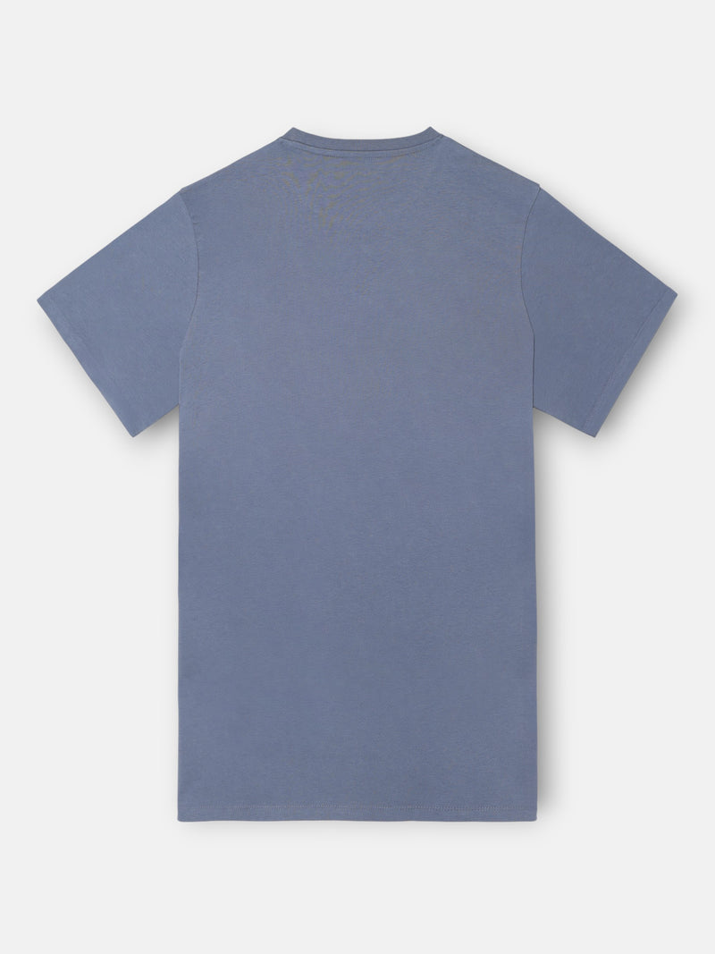 Camisola minilogo azul médio