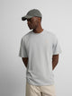 T-shirt lisa minilogo emblema azul claro