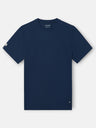 T-shirt classique étiquette bleu marine