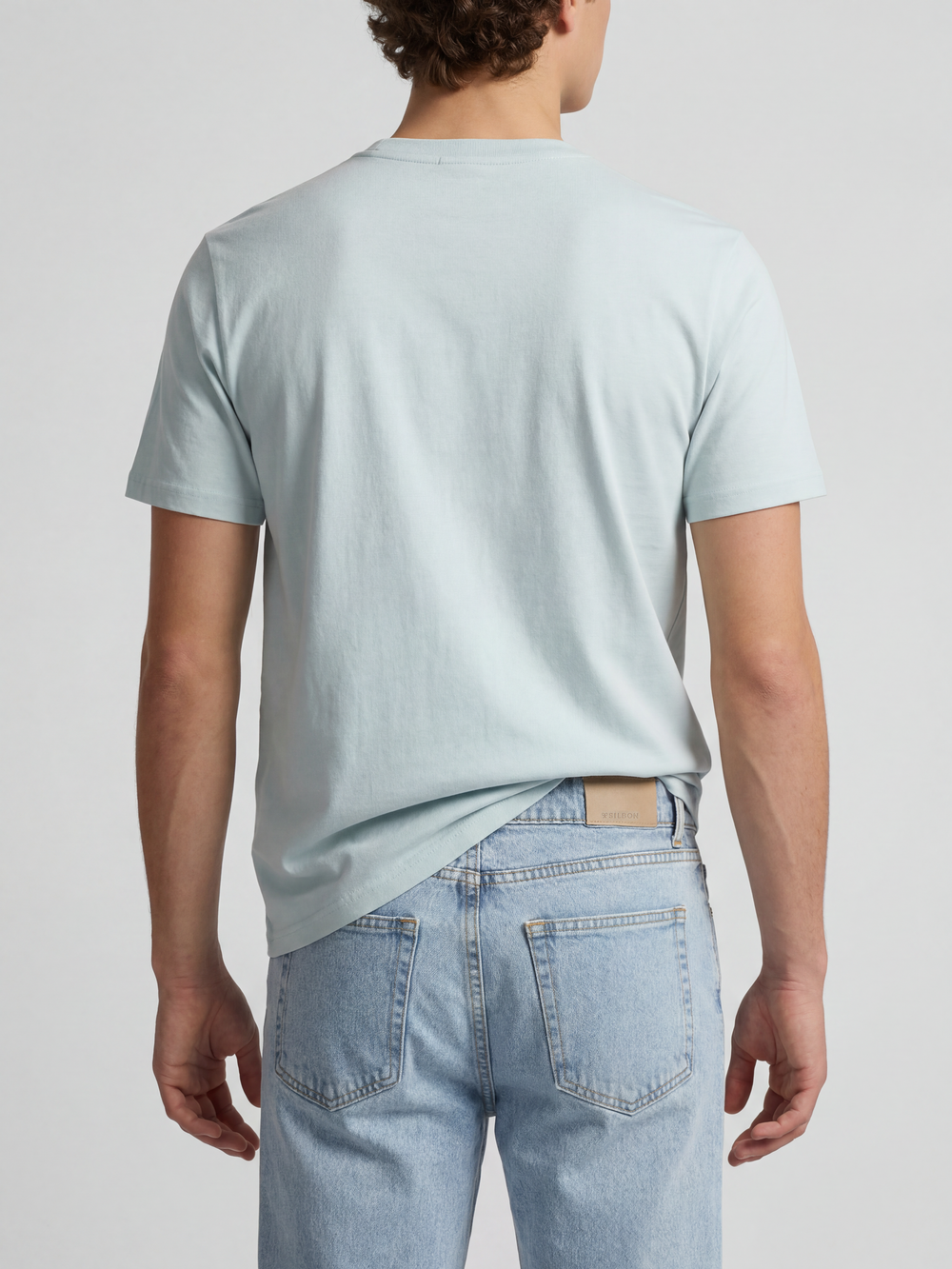 T-shirt raquette demi aigue-marine
