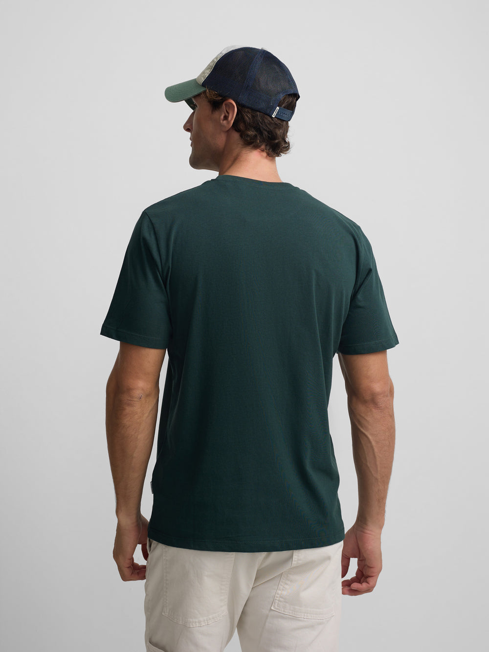 Camiseta minilogo verde oscuro