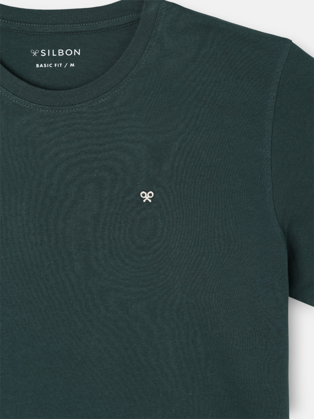Camiseta minilogo verde oscuro