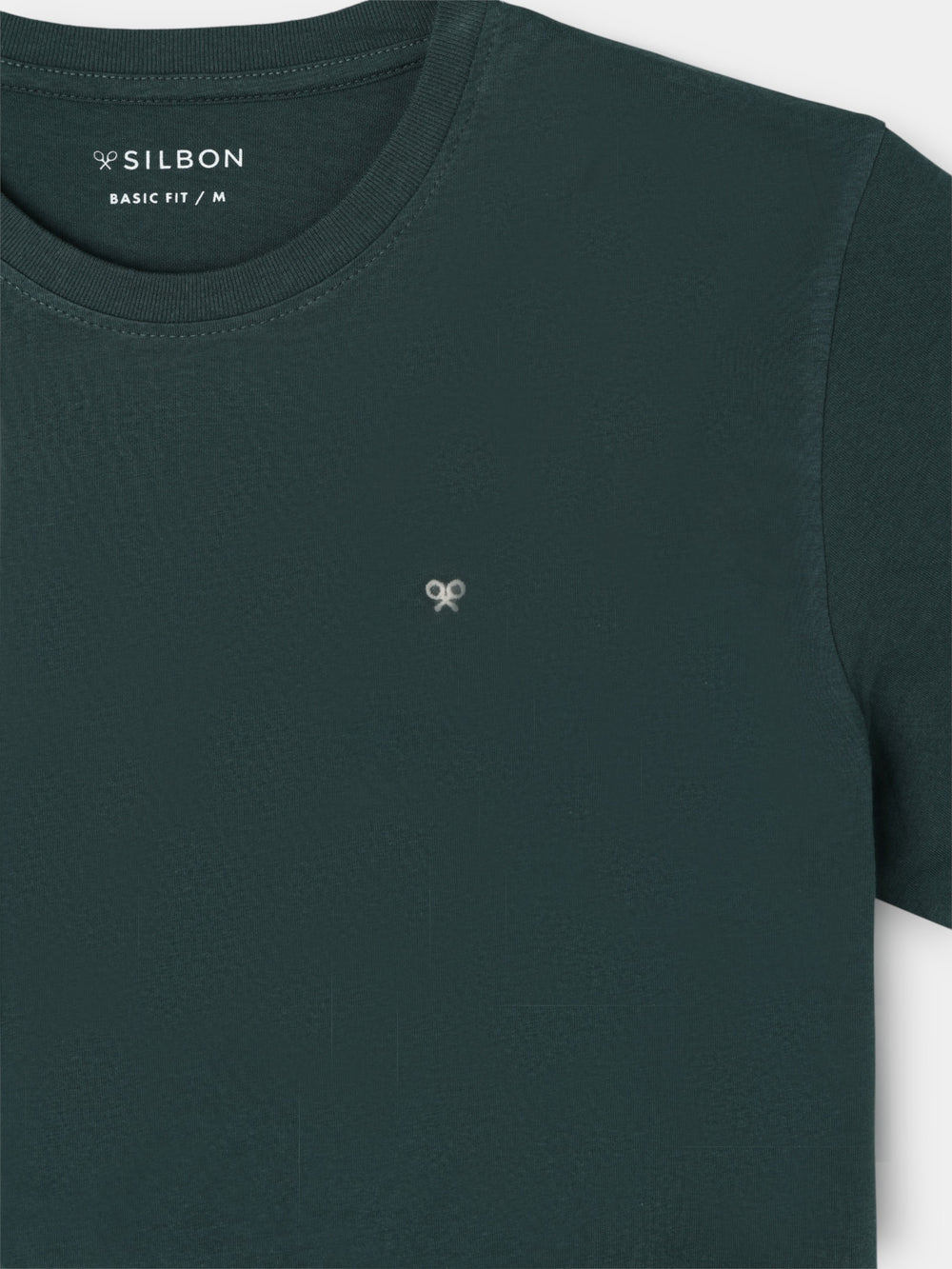 Camiseta minilogo verde oscuro