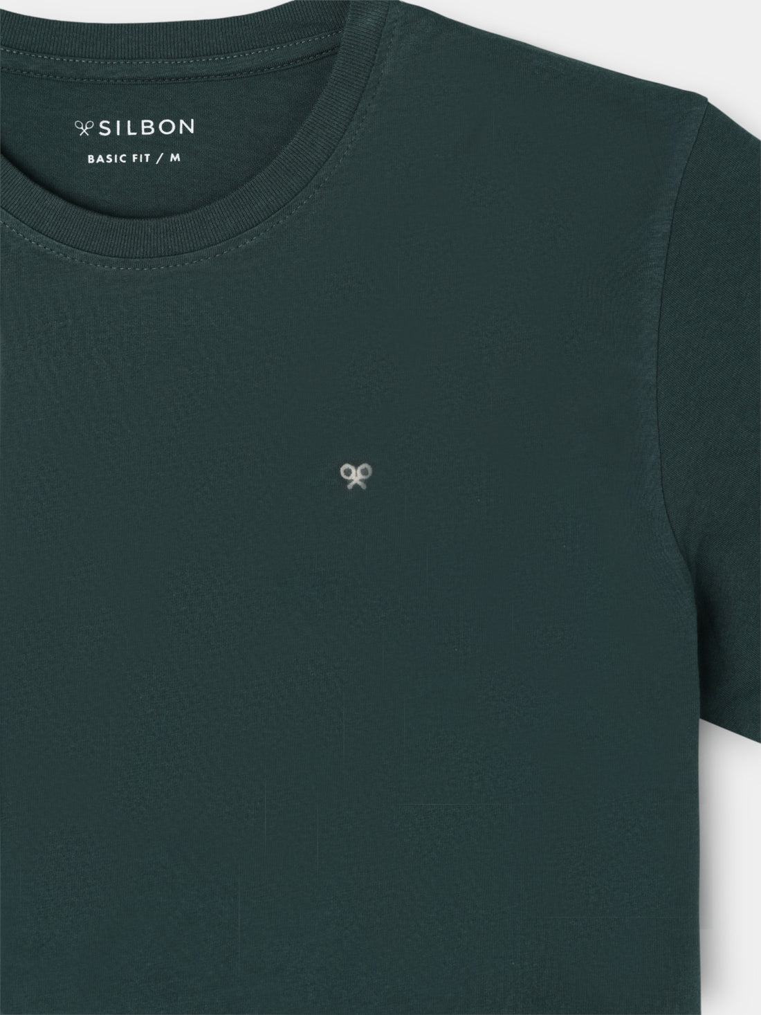 Camiseta minilogo verde oscuro