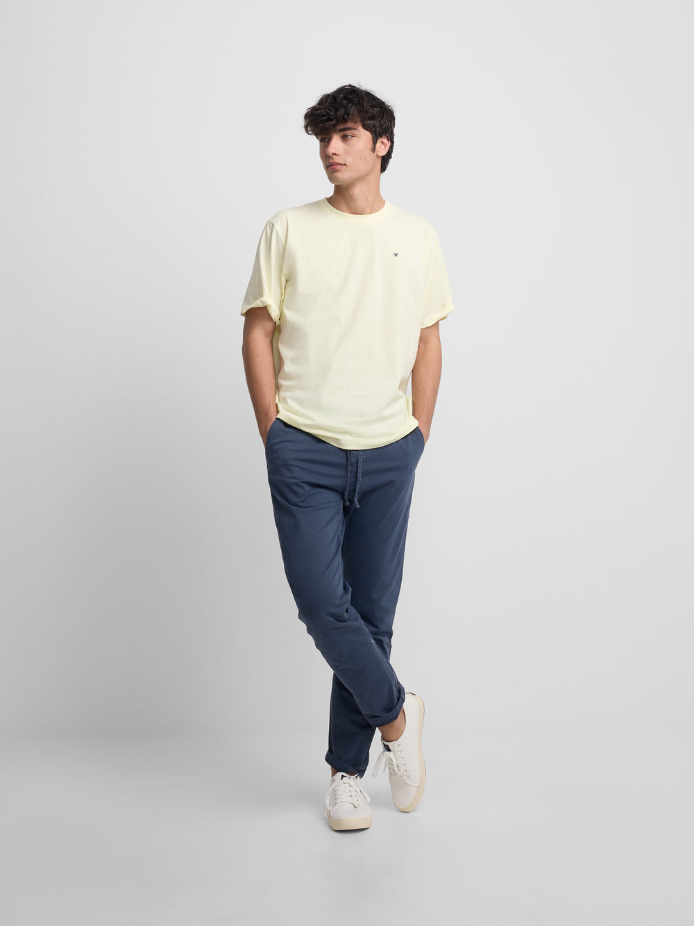 Camiseta minilogo amarillo