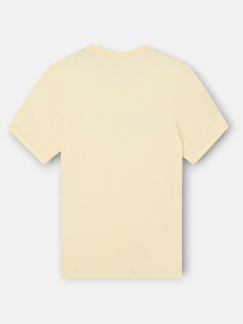 Camiseta raqueta media amarillo