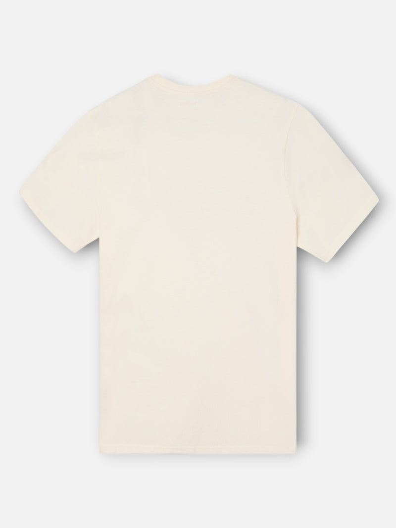 T-shirt raquette demi-crème