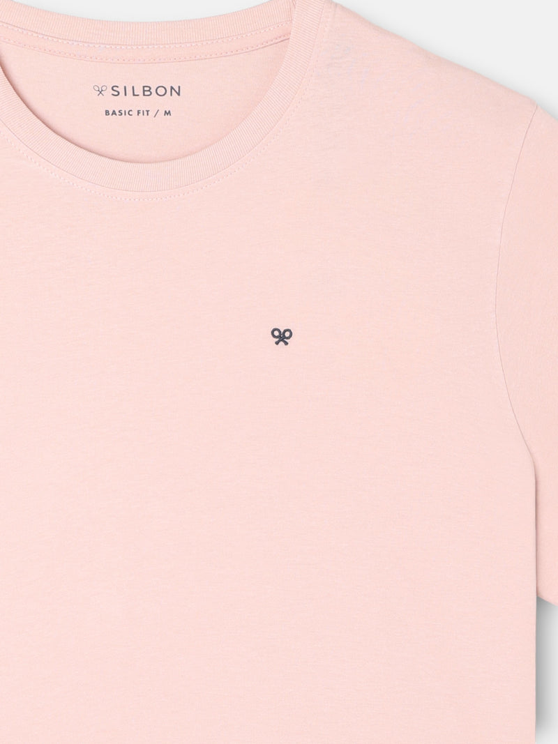 Camisola minilogo rosa