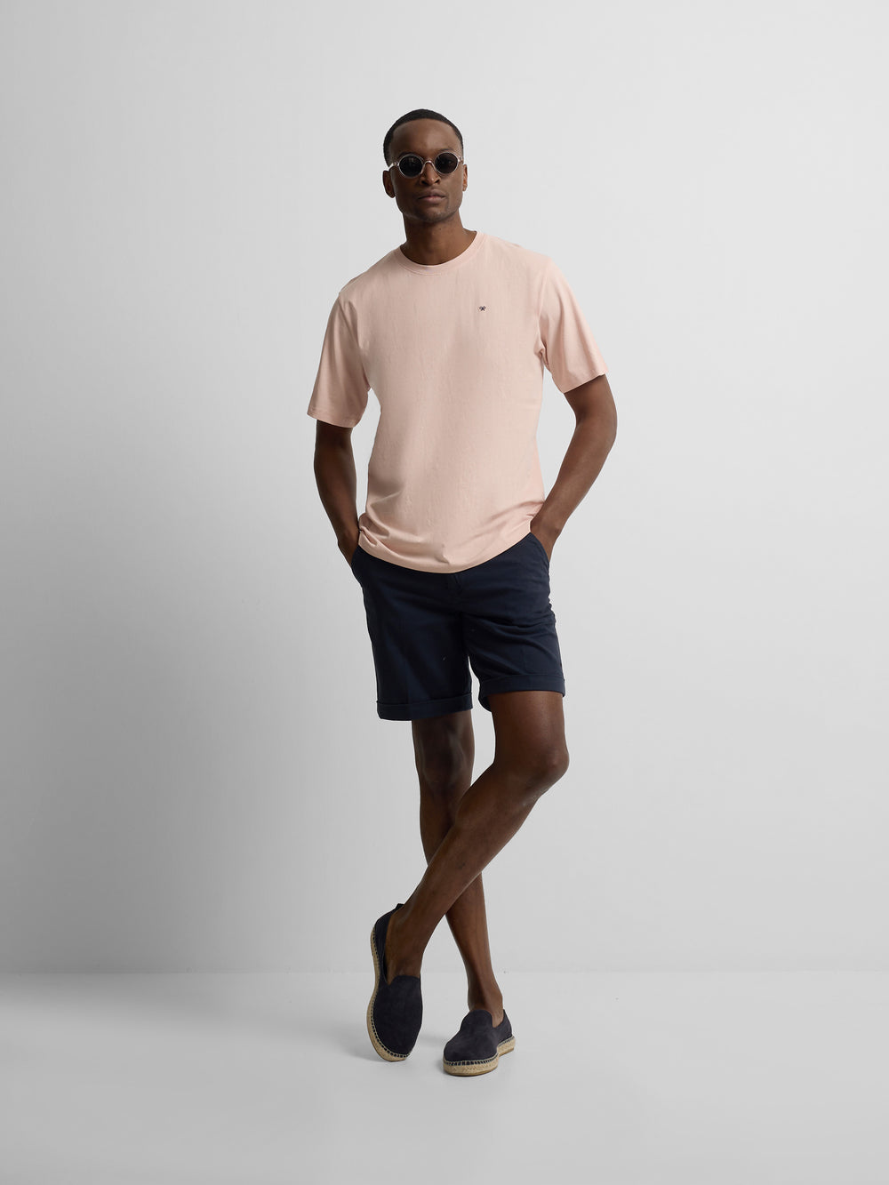 Camiseta minilogo rosa