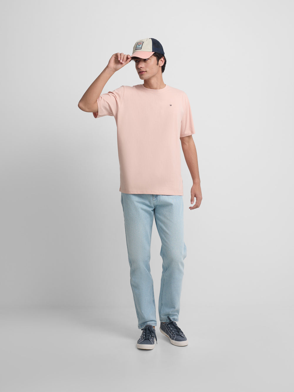 Camiseta minilogo rosa