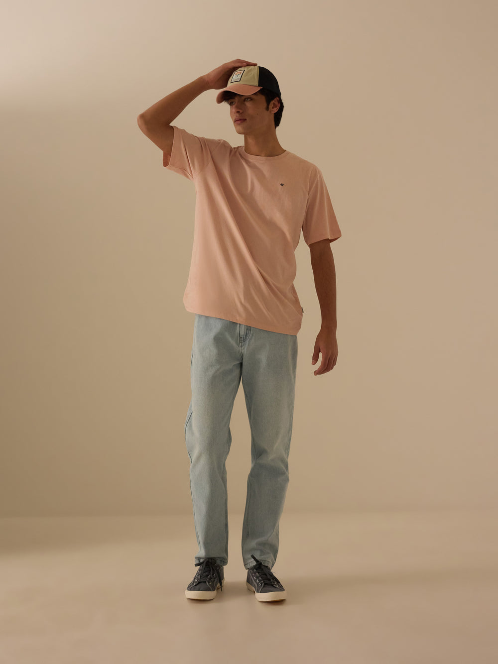 Camiseta minilogo rosa