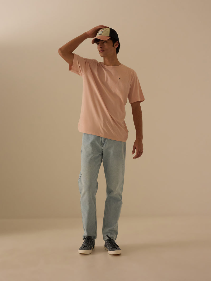 Camisola minilogo rosa