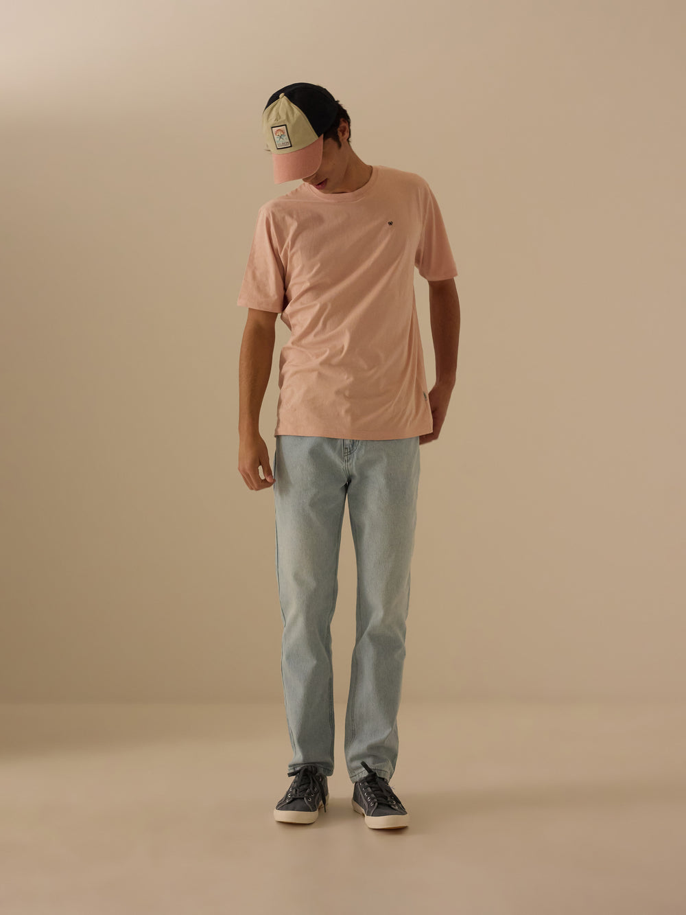 Camiseta minilogo rosa