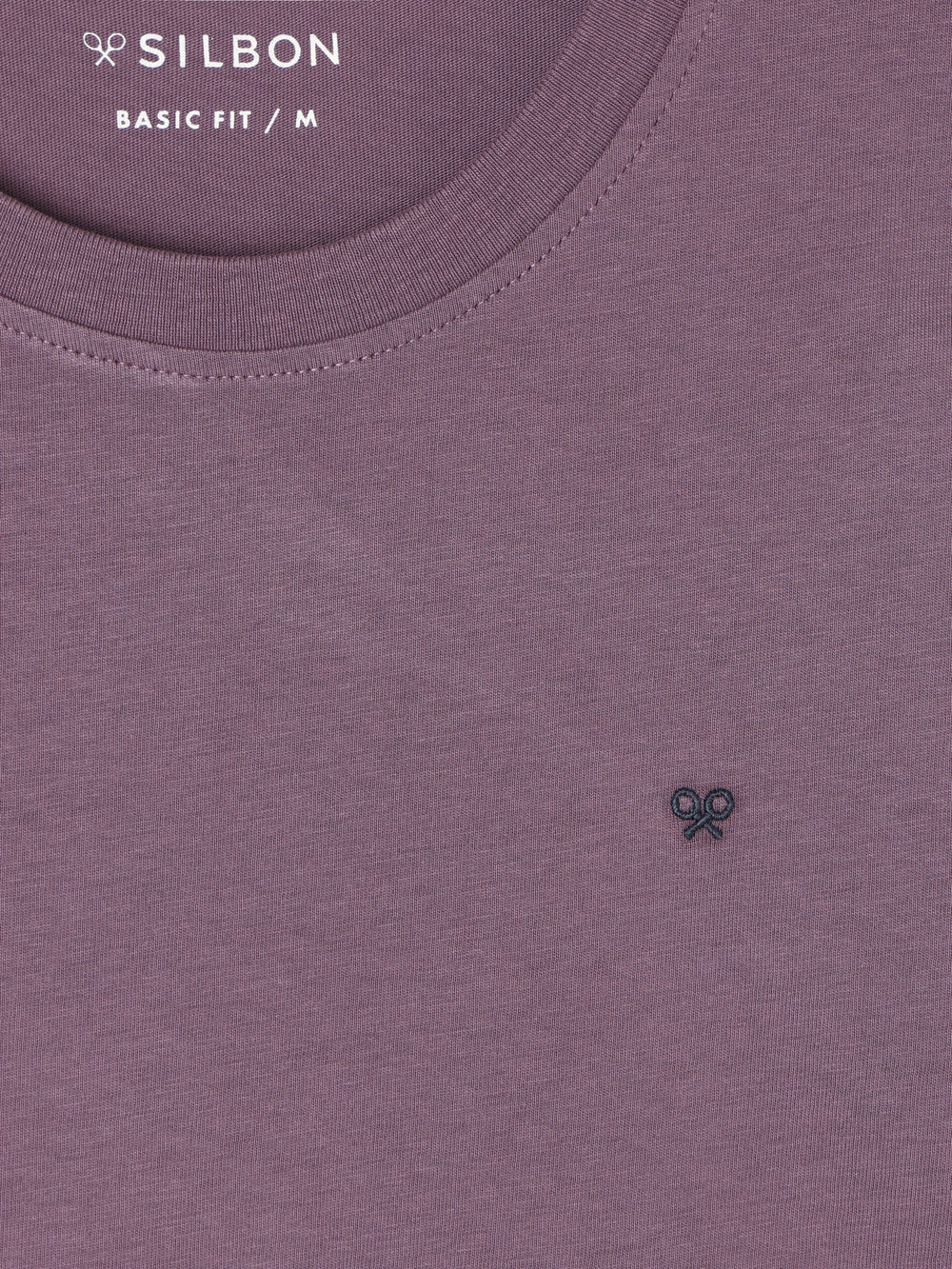 Camiseta minilogo burdeos