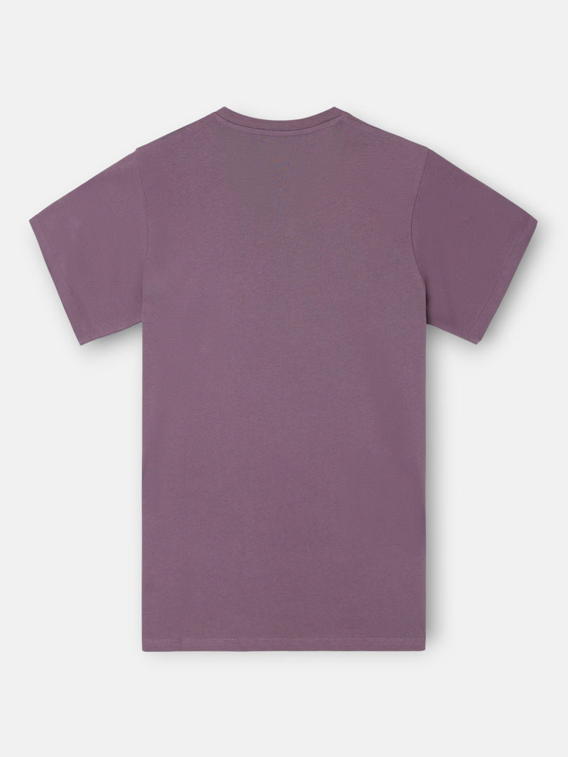 Camiseta minilogo burdeos