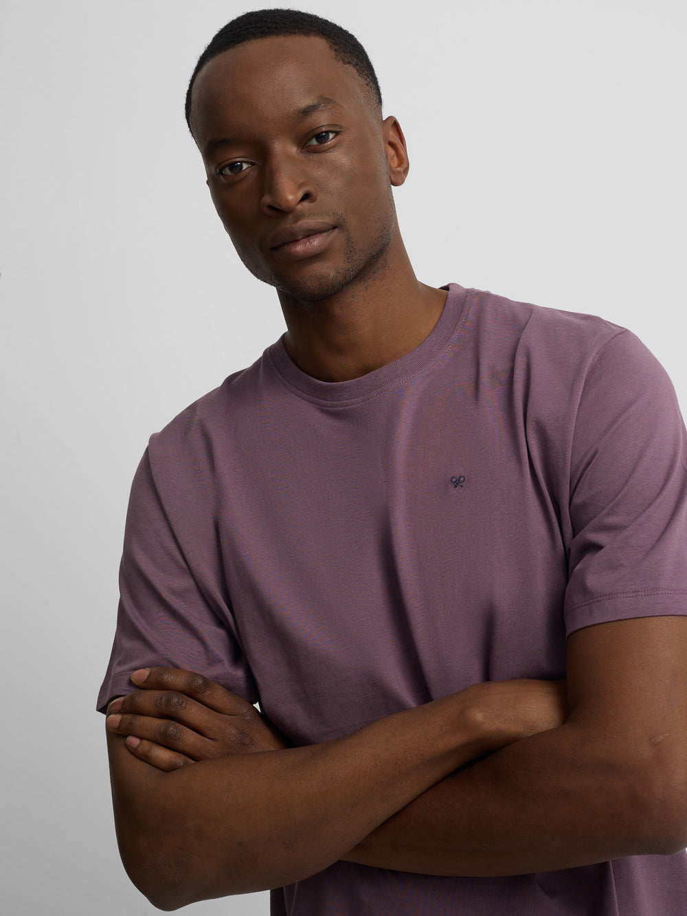 Camiseta minilogo burdeos