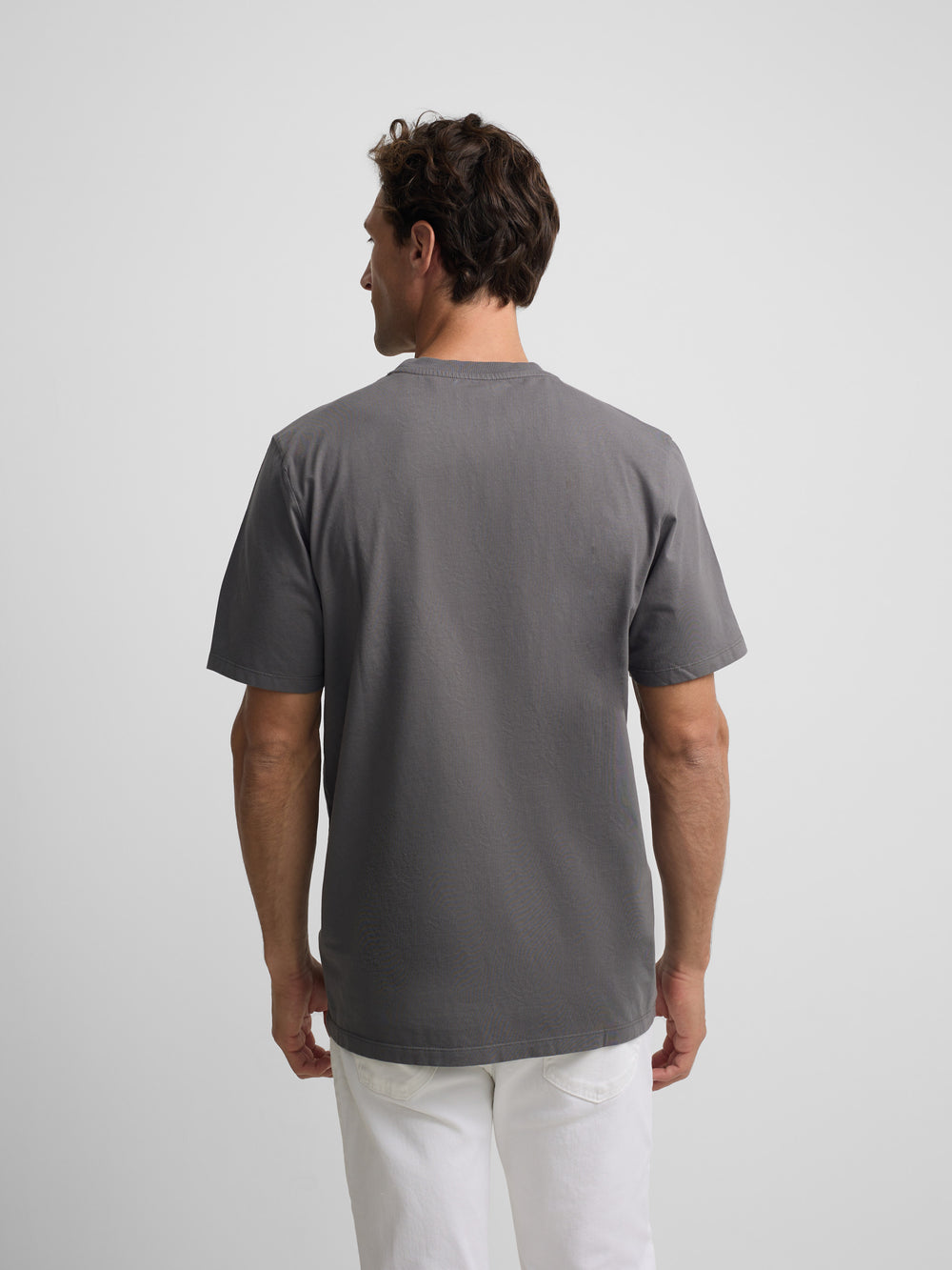 T-shirt classique poche minilogo gris