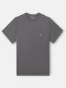 Camiseta clasica bolsillo minilogo gris
