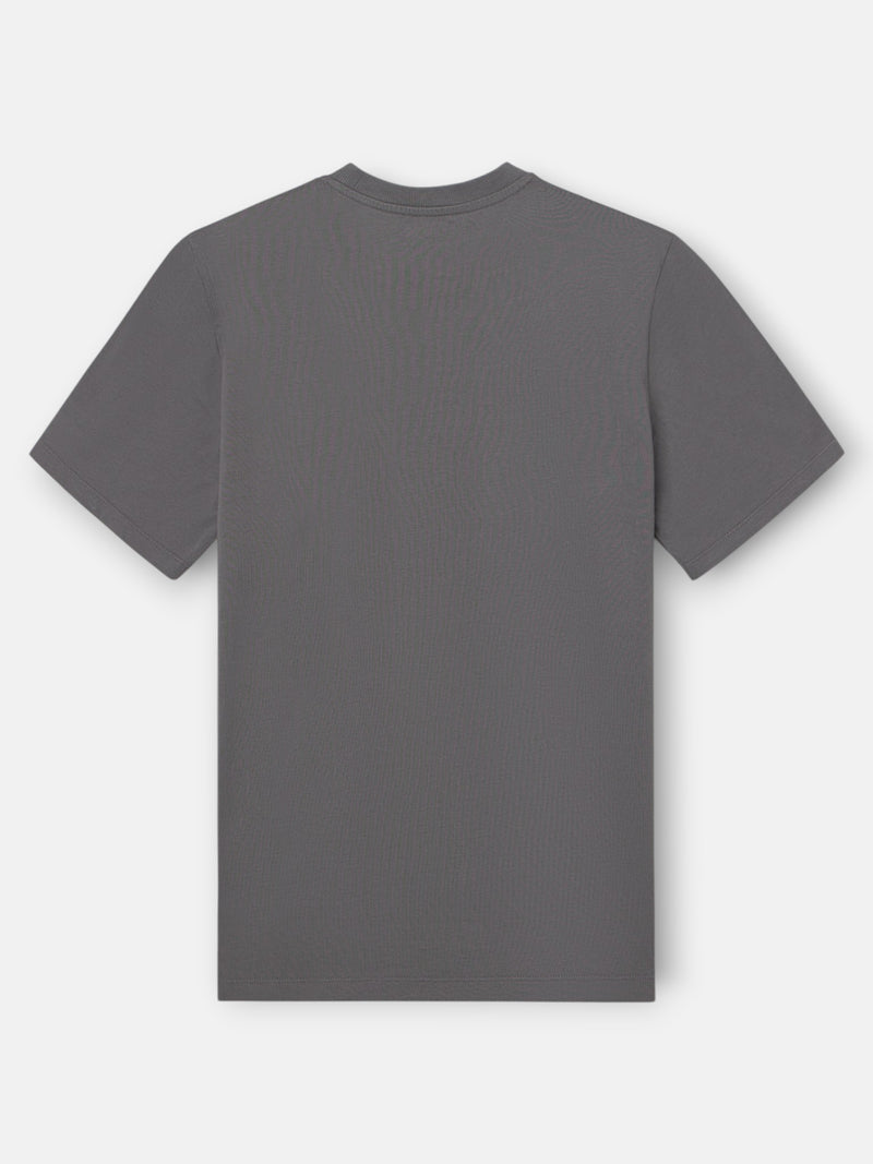 Camiseta clasica bolsillo minilogo gris