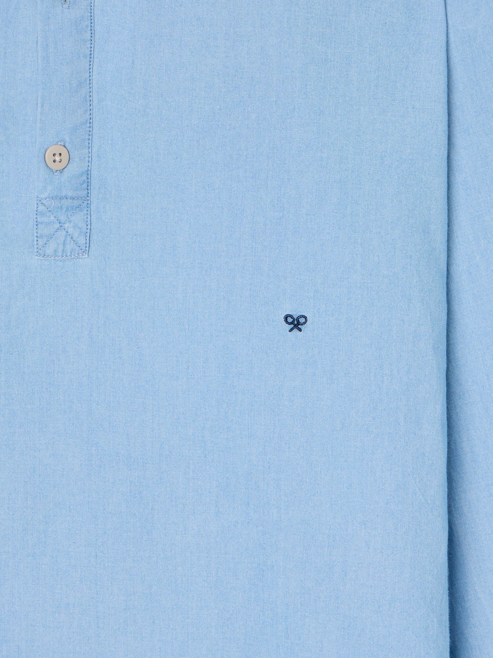 Polo desportivo denim azul claro