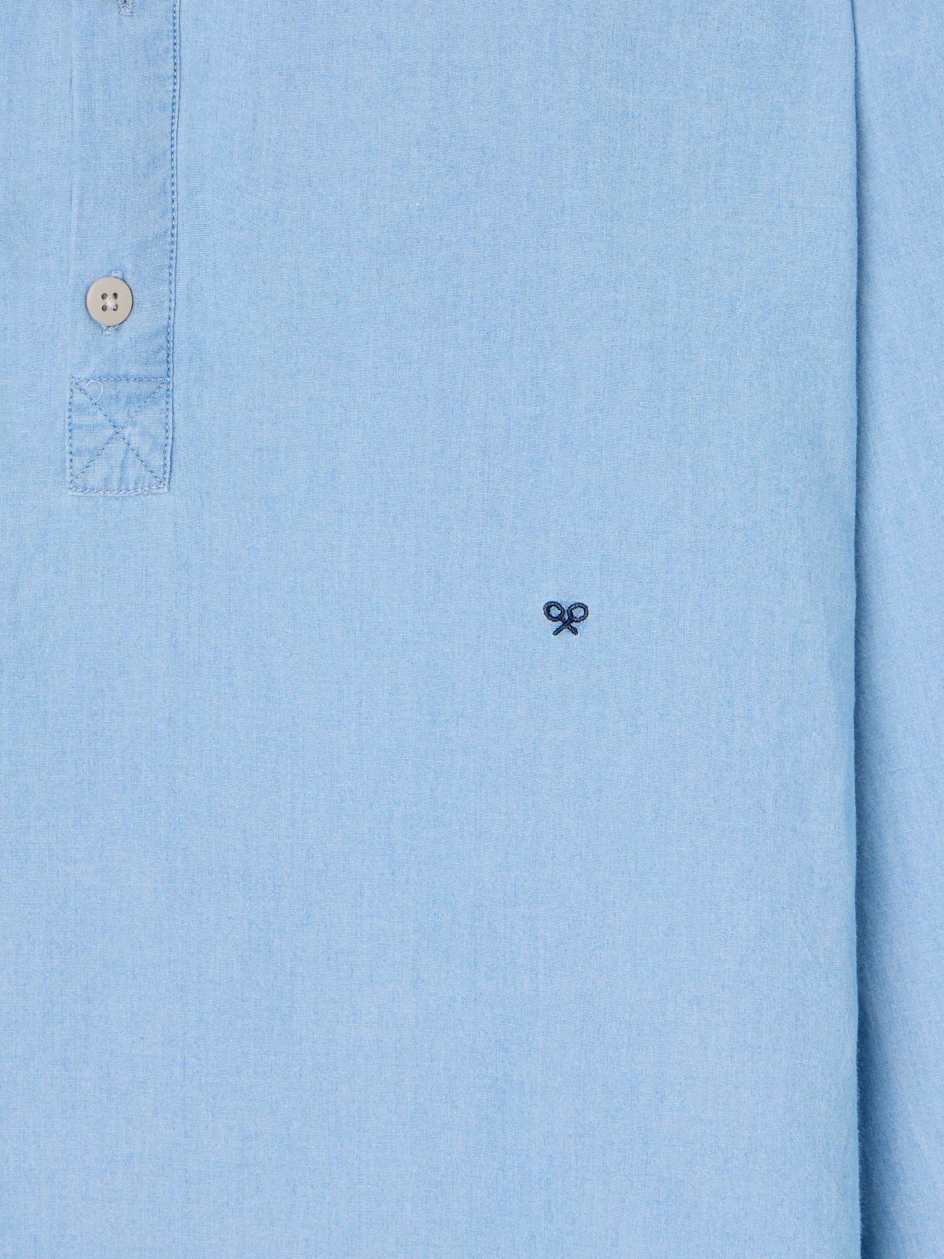 Polo desportivo denim azul claro