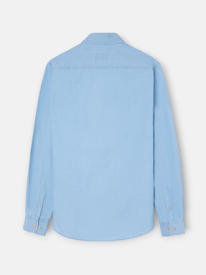 Polo desportivo denim azul claro