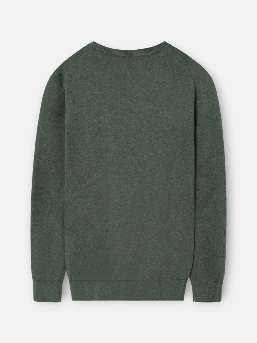 Jersey liso cuello caja verde