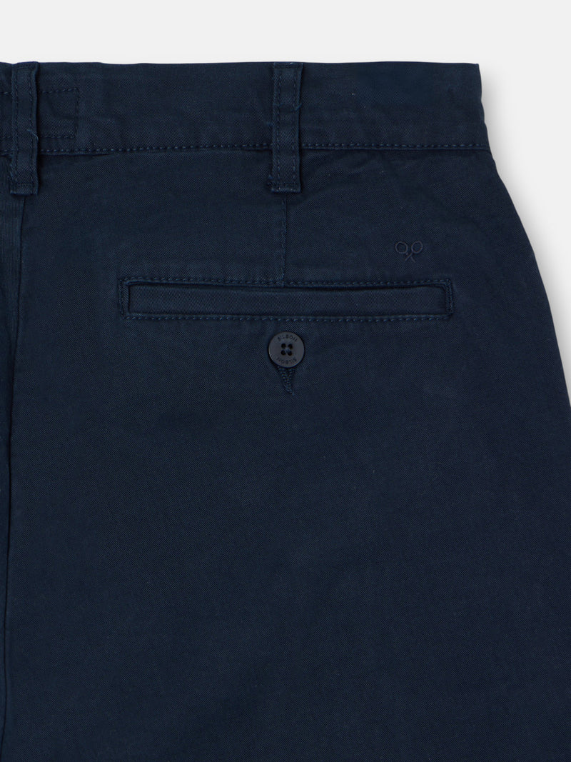 Navy blue sport chino trousers