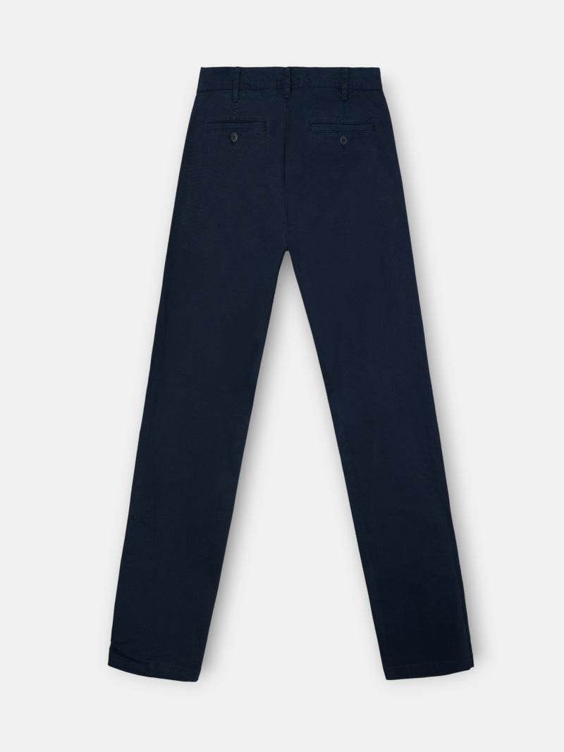 Navy blue sport chino trousers