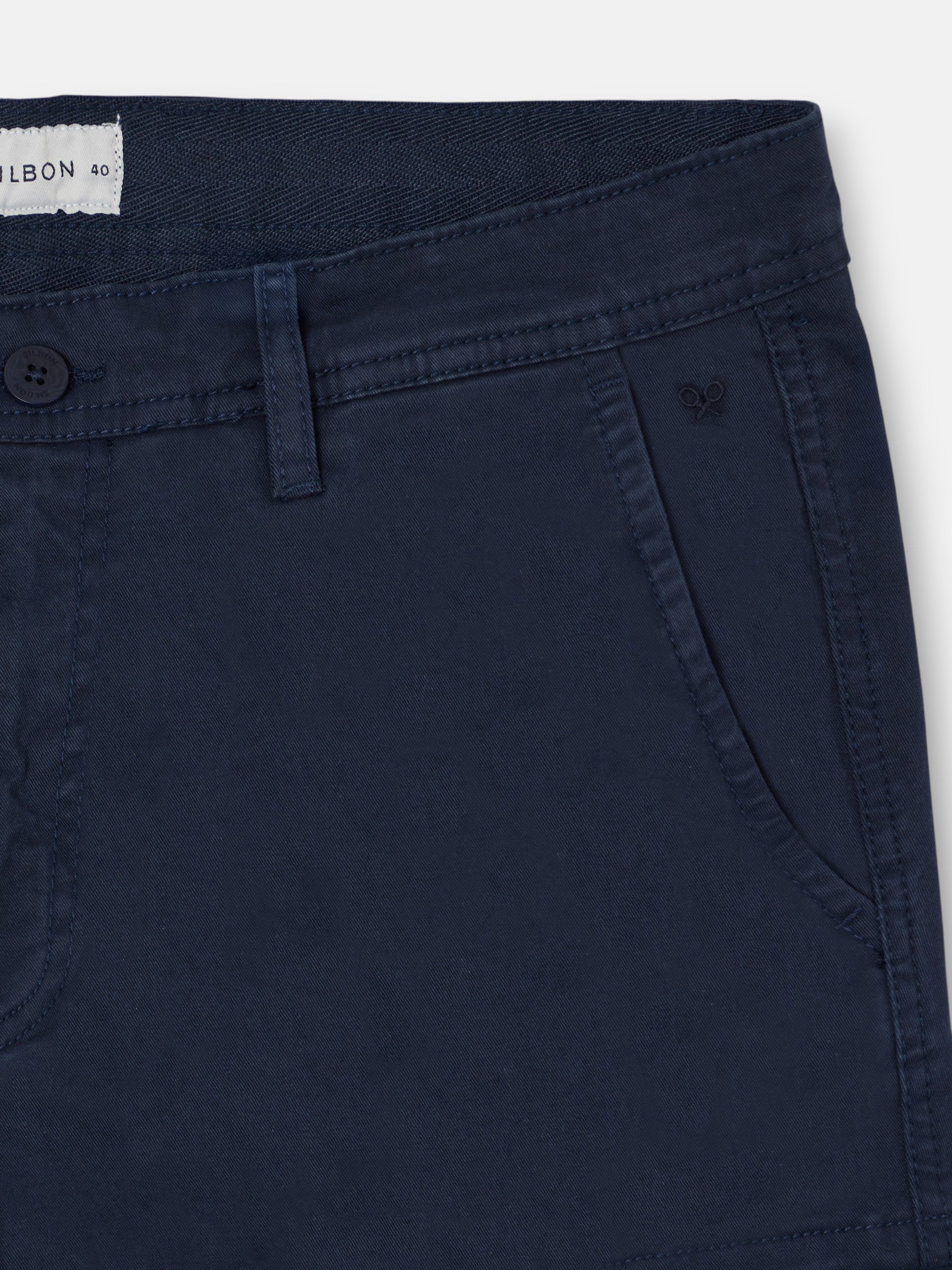 pantalon cargo bleu marine