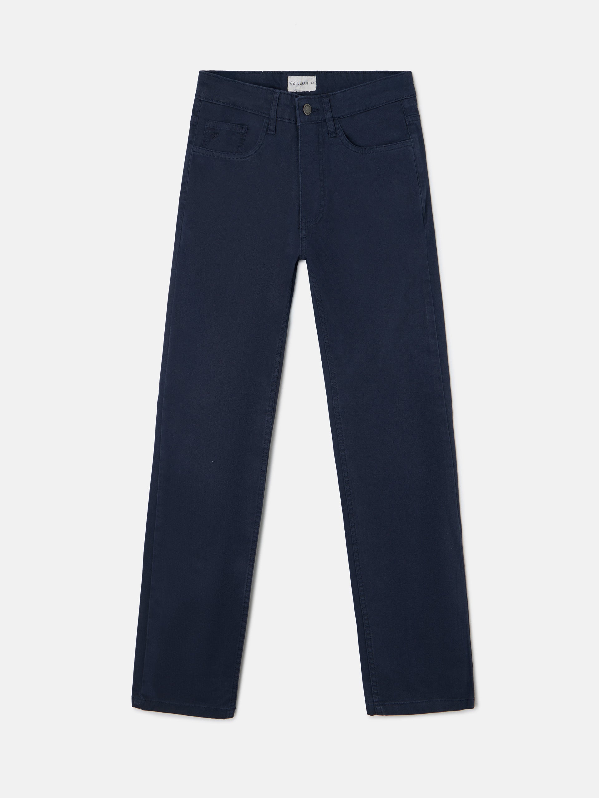 Pantalon sport cinco bolsillos azul navy