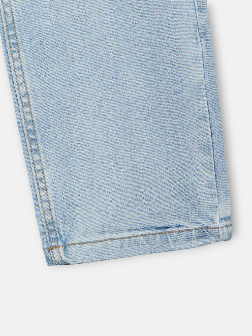 Light blue denim sports pants